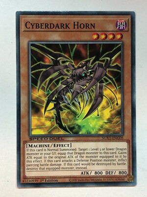 Yu-Gi-Oh! Speed Duel GX: Duel Academy Cyberdark Horn SGX1-ENG05 NM/M-image