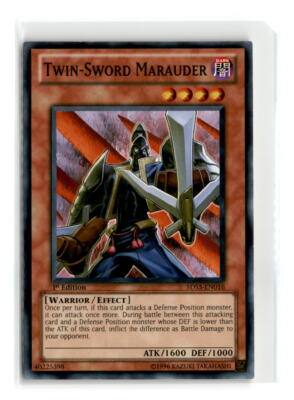 Twin-Sword Marauder - 5DS3-EN016 1st Edition - YuGiOh-LP-image