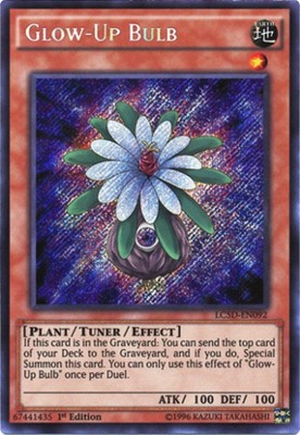 Yugioh! LP Glow-up Bulb - LC5D-EN092 - Secret Rare - 1st Edition Lightly Played,-image