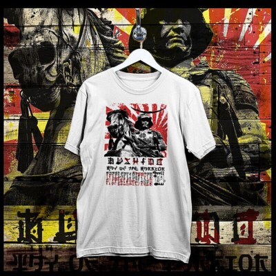Samurai T-Shirt Shogun Assassin Bushido Ronin Hanzo Katana Japanese Kanji S-2XL-image