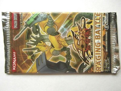 YUGIOH 1st EDITION 5DS RAGING BATTLE RGBT ENGLISH SEALED BOOSTER PACK 2009-image