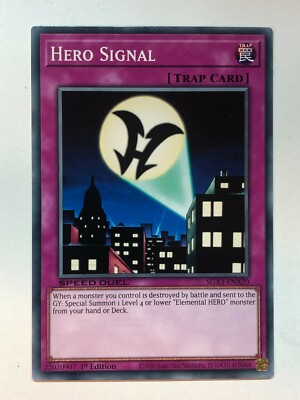 Yu-Gi-Oh! Speed Duel GX: Duel Academy Hero Signal SGX1-ENA20 NM/M-image