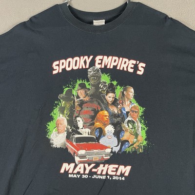 Spooky Empire 2014 T Shirt XXL Black Halloween Horror Convention Souvenir-image