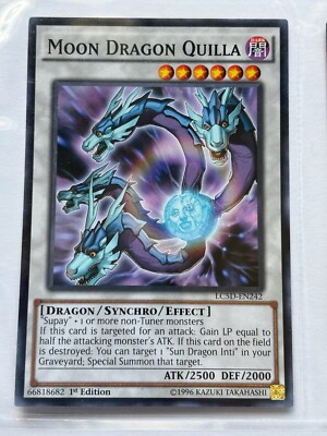 Yu-Gi-Oh Moon Dragon Quilla LC5D-EN242 Common 1st Edition NM-image