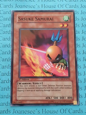 Sasuke Samurai 5DS2-EN010 Yu-Gi-Oh Card 1st Edition New-image