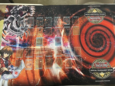 Yu-Gi-Oh! GX OTS Double Playmat Jaden Yuki & Chazz Princeton NEW-image