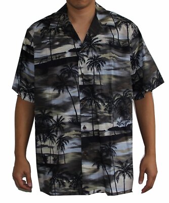 RJC Button Down Shirt Waikiki Island Paradise Summer Beach Nature Hawaii Aloha-image