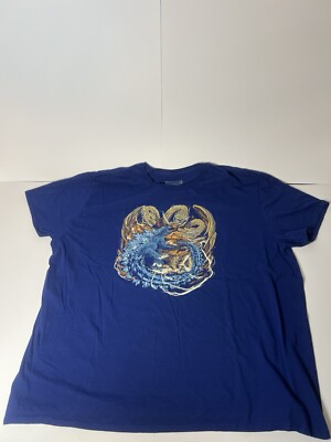 Size 3XL Godzilla King Of the Monsters Blue Loot Crate T Shirt-image