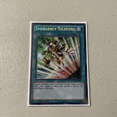 Yu-Gi-Oh! TCG Emergency Teleport Legendary Collection 5D's Lc5d-En251 1st...-image