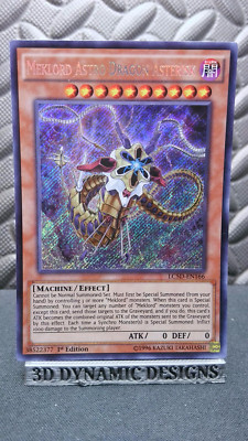 | Yugioh Meklord Astro Dragon Asterisk LC5D-EN166 1st Secret Rare NM 🔥 |-image