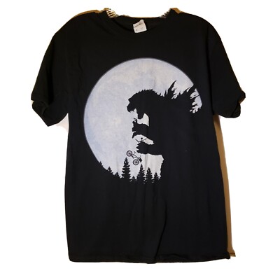 Godzilla E T Extra-Terrestrial Collab T-shirt sz M-image