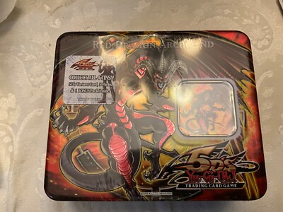 Yu-GI-OH 2008 5DS Red Dragon Archfiend Collectors Tin Factory Sealed-image