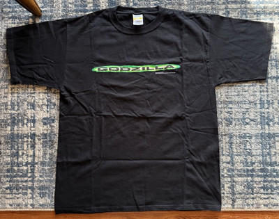Vintage 1998 Godzilla Movie Promo T Shirt XL Tristar Pictures DEADSTOCK NOS NWOT-image