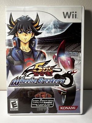 Yu-Gi-Oh 5D's Wheelie Breakers (Nintendo Wii, 2009) No Cards-image
