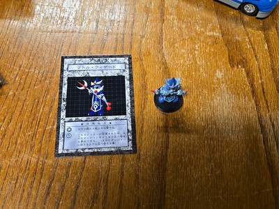 Yu-gi-oh! Dungeon Dice Monsters DDM Figure Stand Little Wizard w/ Monster Card-image