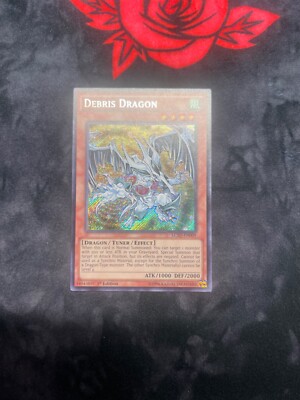 Yugioh Debris Dragon LC5D-EN009 Secret Rare 1st Ed NM-image