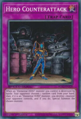 Hero Counterattack - SGX2-ENA20 - Common - 1st Edition NM YuGiOh!  Speed Duel GX-image