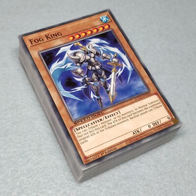 Yugioh GX Adrian Gecko 61 Card Deck Cloudian Atlus Cirrostratus Fog King NM-image