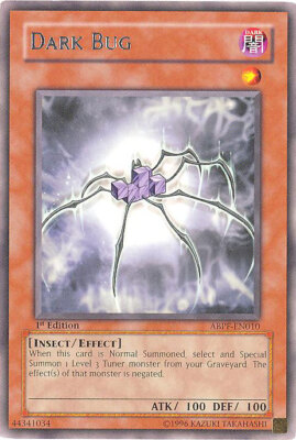 3 x Yu-Gi-Oh Card - ABPF-EN010 - DARK BUG (rare) - NM-image