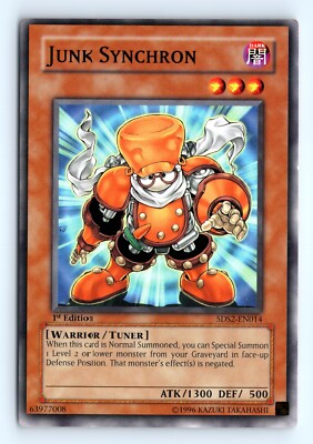 Yu-Gi-Uh Junk Synchron #5DS2-EN014 5D's Starter Deck 2009 tcg LP-image