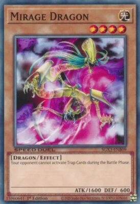 Mirage Dragon - SGX3-ENB09 - Common - 1st Edition NM YuGiOh!  Speed Duel GX: Due-image