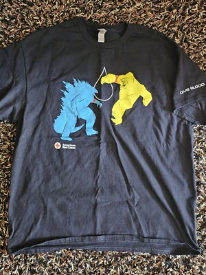 NEW American Red Cross GODZILLA x KONG Movie The New Empire  T-Shirt Sz XLarge-image