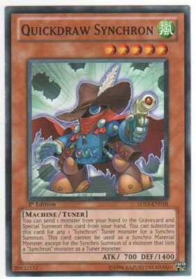 3 x Quickdraw Synchron - 5DS3-EN018 - Common - 1st Edition Near Mint, English-image