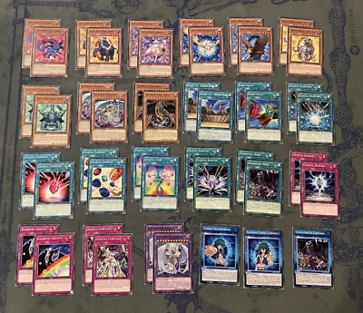 YuGiOh GX Crystal Beast Deck Jesse Anderson 45 Card Deck Rainbow Dragon Yu-Gi-Oh-image