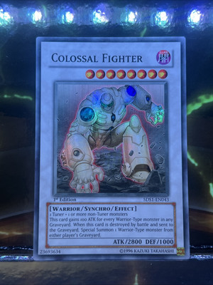 Colossal Fighter 5DS1-EN043 Super Rare 1st Edition NM (slot#77)-image