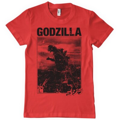 Officially Licensed Godzilla Vintage Mens T-Shirt-image