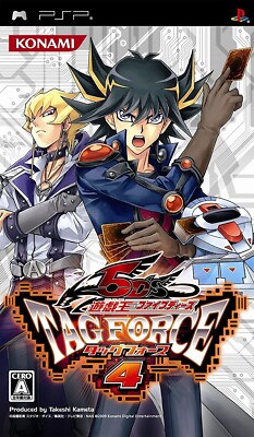 Yu-Gi-Oh! 5D's Tag Force 4 Used Sony PSP Japan PlayStation Portable-image