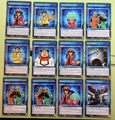 Yugioh SPEED DUEL - GX MIDTERM PARADOX BOX - SGX2 - 12 SKILL CARDS COMPLETE SET-image