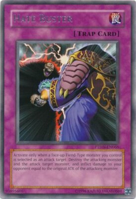 Hate Buster - PTDN-EN066 - Rare - Unlimited Edition NM YuGiOh!  Booster Set Card-image