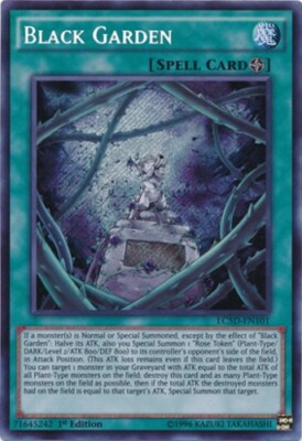 Yugioh! Black Garden - LC5D-EN101 - Secret Rare - 1st Edition Near Mint, English-image