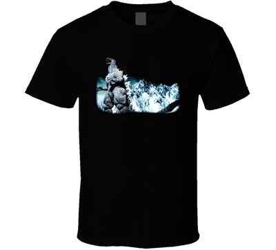Godzilla Movie Retro Graphic T Shirt 100% Preshrunk Cotton-image