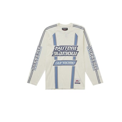 Supreme Hysteric Glamour Mesh L/S Top White Jersey Size: XL-image
