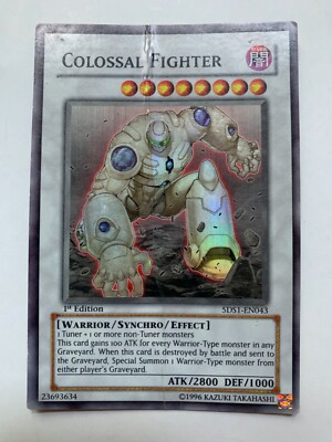 Yugioh Colossal Fighter LC5D-EN030 Secret 1st ed-image