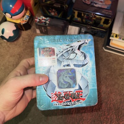 Yu-Gi-Oh! Sealed 2006 GX Cyber Dragon New! Unopened Sealed Tin Cards Yugioh-image