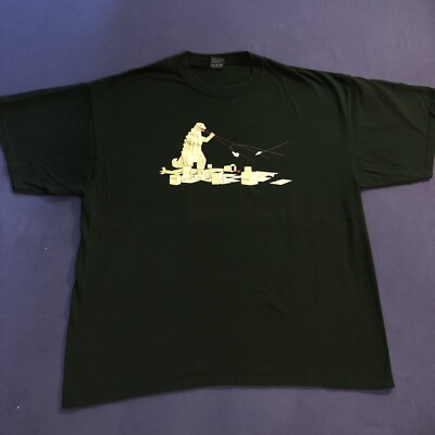 Giant Robot XL Godzilla Shirt Green used Little Tokyo Tee Japan-image