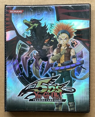 YUGIOH 5D’S DUELIST PORTFOLIO (2008) Konami; Crow Hogan Card Binder; Excellent-image