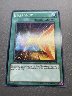 Yu-Gi-Oh! Half Shut Common 1st Edition 5DS3-EN019 MP-image