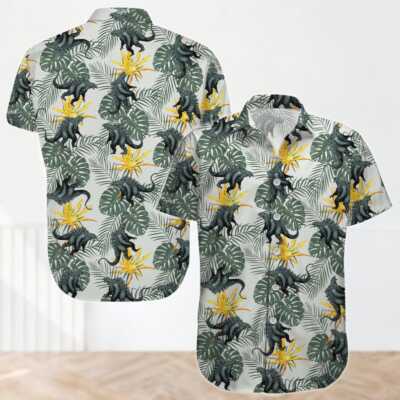 Godzilla Shirt, Godzilla Lover Hawaiian Shirt, Monster Hawaii Beach Shirt-image
