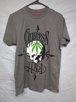 Cypress Hill Graphic Gray Size M Shirt Skull Compass Music Band Streetwear-image