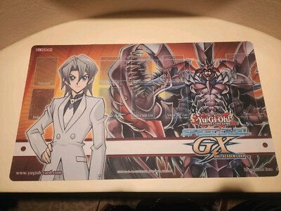 New Speed Duel GX Aster Phoenix Destiny Hero Plasma Official Playmat Prize mat-image