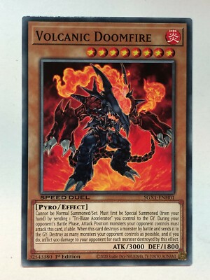Yu-Gi-Oh! Speed Duel GX: Duel Academy Volcanic Doomfire SGX1-ENH01 NM/M-image
