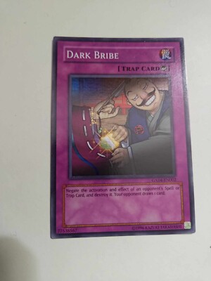Yu-Gi-Oh! Dark Bribe - GX04-EN002 - Super Rare - Unlimited - NM-image
