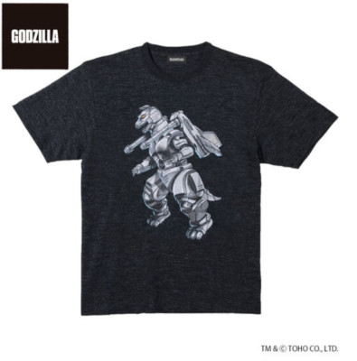 Godzilla vs. Mechagodzilla Deformed Art T-Shirt Mechagodzilla Pattern TOHO Japan-image