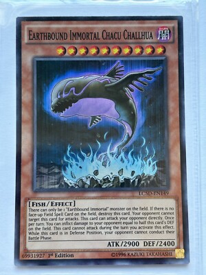 Yu-Gi-Oh Earthbound Immortal Chacu Challhua LC5D-EN149 Super Rare 1st Edition NM-image