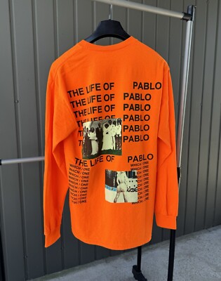 Kanye West The Life Of Pablo Orange Long Sleeve Tee Rap Tee Travis-image