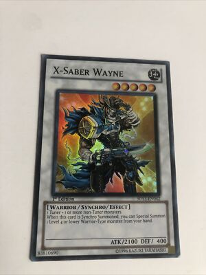 1x (LP) - X-Saber Wayne - 5DS3-EN042 - Super Rare - 1st Edition YuGiOh-image
